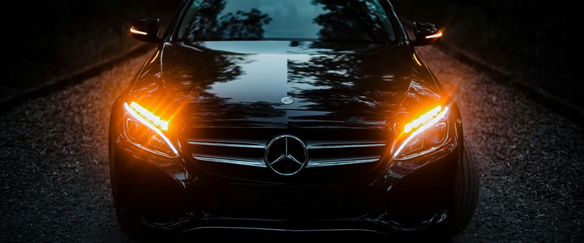 چراغ جلو بنز E350 Sedan